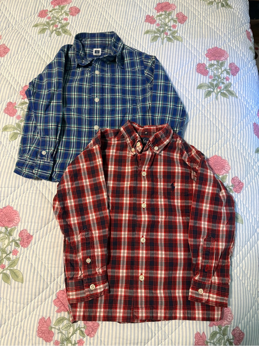 Ralph Lauren & Janie and Jack Plaid Button-Down Shirt Bundle for Kids